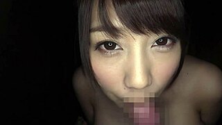 Japanese Beauty with Big Tits Gives Intense Handjob in Homemade Clip