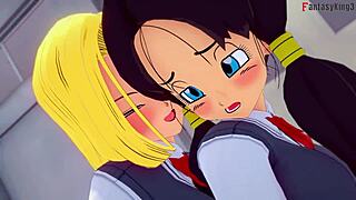 Android 18 Fucks Videl Hard!