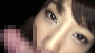Japanese Beauty with Big Tits Gives Intense Handjob in Homemade Clip