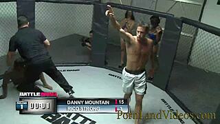 hot brunette isis love battles with group winner