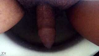 Solo boy with big cock in action