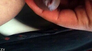 Solo boy with big cock in action