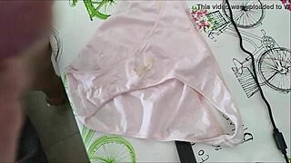 Corrida in panties and the smell of stockings