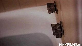 Teen Brunette Fingers Shaved Pussy.