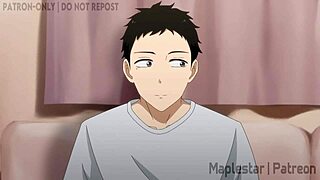 Big ass blonde gets blown and fucked in anime
