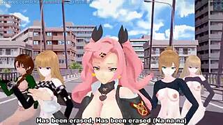 Pussyverse mmd chung ha - stay tonight hoyogirls lumine stelle kiana nicole