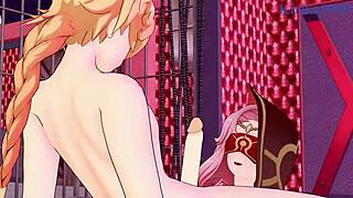 Babel and Charlotte intense sex!