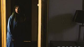 Masked man fucks petite teen's ass