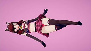 Dva and D in hot dance routine with a steamy bonus scene