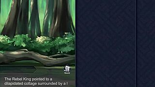 Kinky anime sex with Rin in the King of Kinks egame