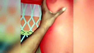 waiting for him in sexy red panties. the tension builds every second.