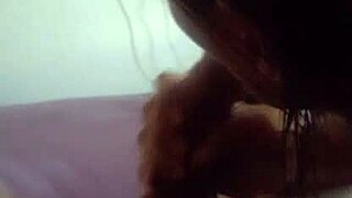 Feeling Intense Pleasure as She Gives Footjob and Blowjob After Making Love