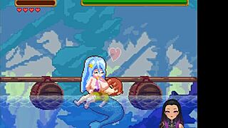 Succubus sucks life out during hentai sex game part 2