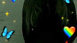 The shy cute student moans while masturbating secretly in the bathroom