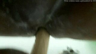 Pounding my toy in the shower for a wild solo session. Can't get enough of that tight grip!