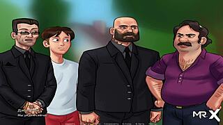 Summertimesaga unveils first teen slit in episode 1 part 37. Anime hentai action unfolds!