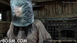 brunette uses toy to cum hard