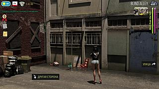 Fashion Business: Showing Tits in Alley Episode 1 Scene 58!