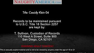 Brunette girlfriend Cassidy Klein gets naughty in heels