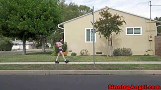 Small tits teen gets hardfucked by stranger