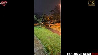 filha do vereador na praça com rola grande e grossa, outdoor fun