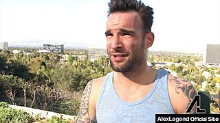 Vyxen steel tenderly dries alex legends' cock after passionate vaginal sex