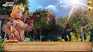 Princess Quest Demo: Asian Redhead's Big Ass and Tits in Action!