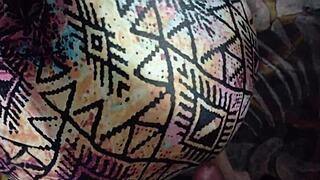 Blonde in Stockings Gives Deepthroat Blowjob