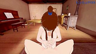 Mei Terumi 和Konan 狂野Naruto Hentai性爱