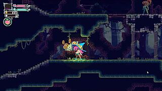 Flip witch game with huge sextoy for monster girl.