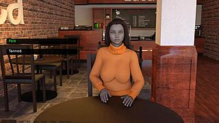 amateur teen 18+ shows attractive figure in casual video