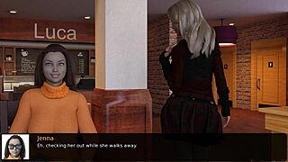 amateur teen 18+ shows attractive figure in casual video