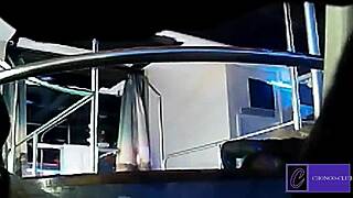 In Cuenca, a latina couple engages in voyeur blowjob with BIG COCK and small tits.