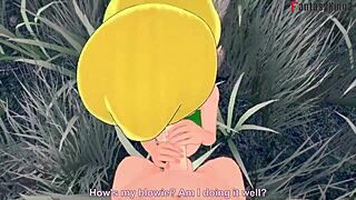 tinker bell's grown up, so i’m banging her in the forest!