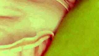 cheeeeekymissy shows extreme close up of her shaved pussy gaping.