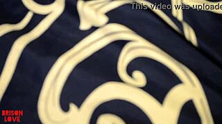 Shy teen bent over for doggystyle with big tits