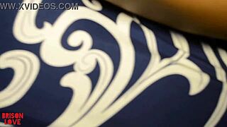 Shy teen bent over for doggystyle with big tits