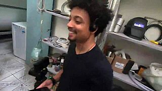 Monique bertolini gives tour of motorhome workshop in california