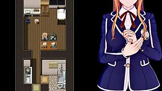 Girlfriend flashes big tits to pervert neighbor