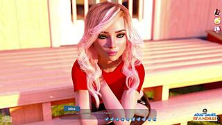 Eve is caught masturbating in the shower in Ep18 helping the hotties