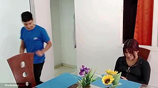 I convinced my stepsister to suck me off until I burst! 😜