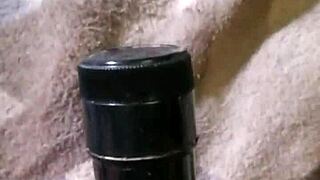 Nybutterscotch's new toy: husband watches her masturbate and squirt close up