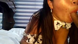 Damn! Cosplay Babe in Lingerie Gets Wet Pussy Pounded Hard!