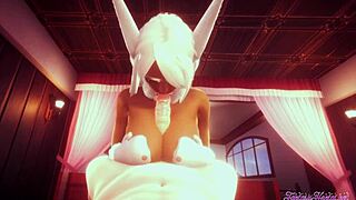 Boku No Hero Hentai With Rumi Usagiyama POV Boobjob