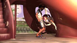 rina explores wild fantasies in 3d hentai hole adventure