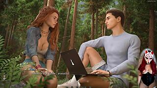 Petite Blonde In Lingerie Gets Naked In Dreamland Anime Game.