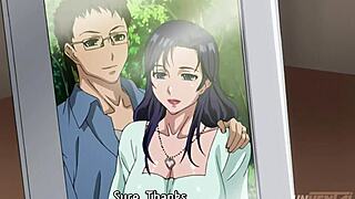 husband feels shocked when he catches his wife as a horny porn star in hentai.