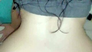 Creampie with my wife in doggystyle position.