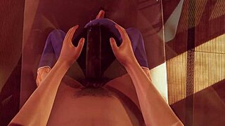 hinata gets wild in uncensored 3d naruto hentai action