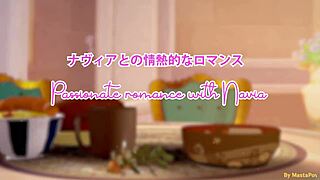 Navia Enjoys Aether's Big Tits All Night.